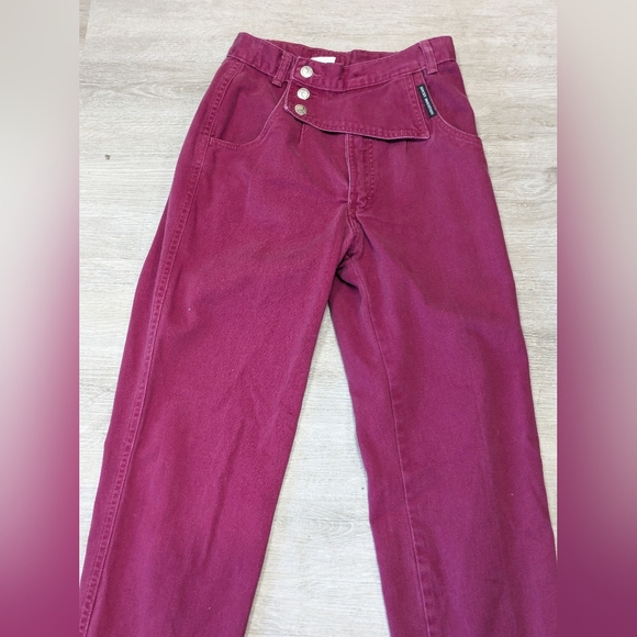 Vintage Rocky Mountain Burgundy Jeans - Picture 9 of 14